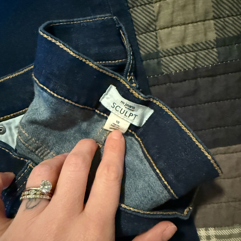 Maurices Dark Blue Skinny Jeans